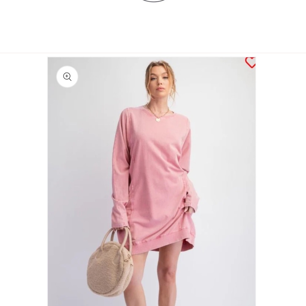 Easel French Terry sweatshirt dress